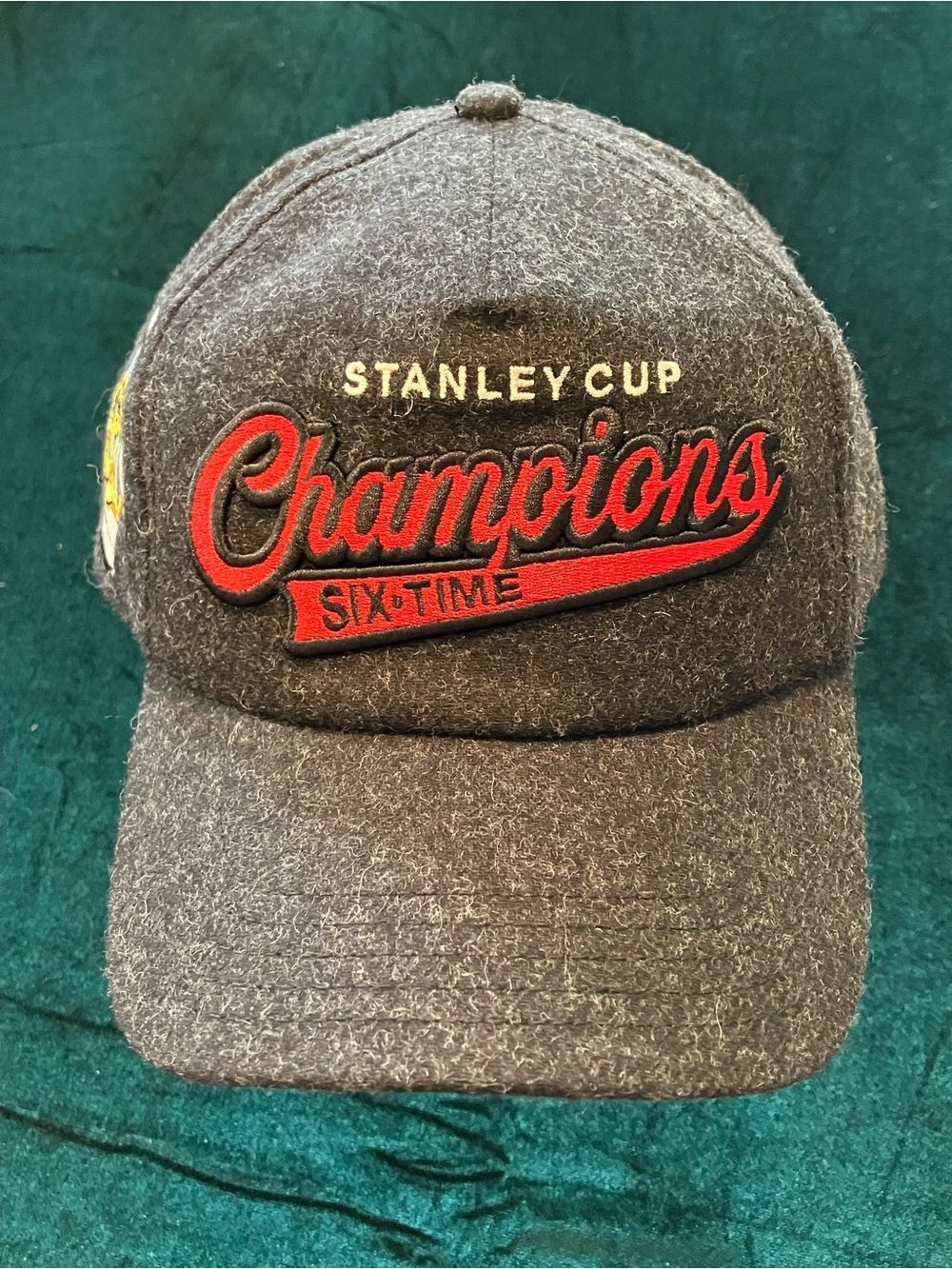 Chicago Blackhawks Stanley Cup Six Time Champions Centennial Baseball Hat